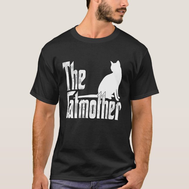 Katzenmutter Katzenmama Katzen Mutter Kitty Mama   T-Shirt (Vorderseite)