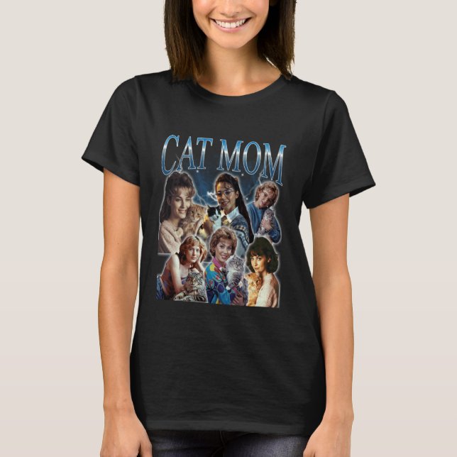 Katzenmutter Lustiges Gen Z Dank Meme Bootleg T-Shirt (Vorderseite)