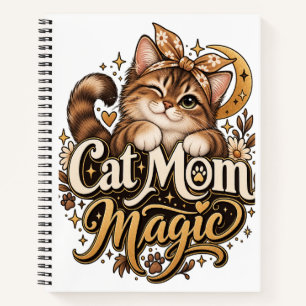 Katzenmutter-Magie-Notizbuch Geschenk für Katzen Notizbuch