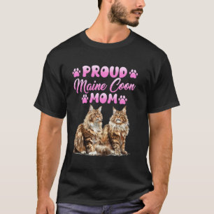 Katzenmutter MAINE COON STOLZE MAINE COON MUTTER M T-Shirt