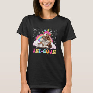 Katzenmutter Maine Coon UNI-COON Lustige Maine Coo T-Shirt