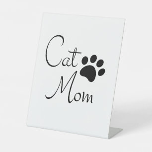 Katzenmutter Pfotenabdruck Sprüche Sockelschild