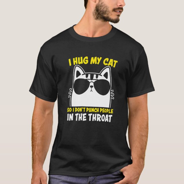Katzenmutter rettete Tiere Tierrettung Rette Katze T-Shirt (Vorderseite)
