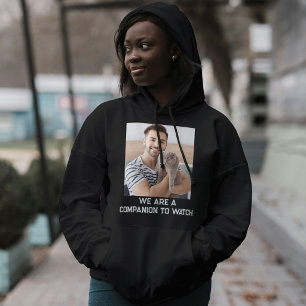 Katzenmutter Schwarz Weiß Zitat Familie Benutzerde Hoodie