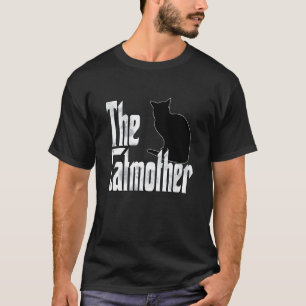 Katzenmutter Schwarze Katzenmutter Kitty Mama 4 T-Shirt