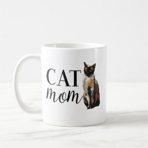 Katzenmutter Siamkatze Kaffeetasse