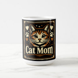 Katzenmutter – Stolze Mutterliebe für Katzen Kaffeetasse