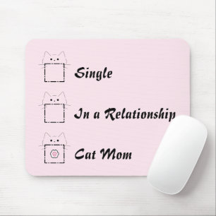 Katzenmutter Süße Katze Rosa Mousepad