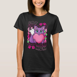 Katzenmutter Süße Katzenpfoten Kätzchen Purrfectly T-Shirt