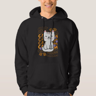Katzenmutter Süße Katzenpfoten Kitten Purrfectly A Hoodie