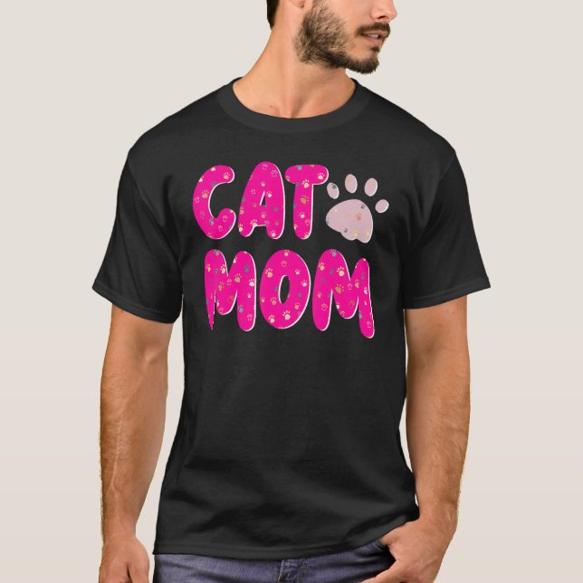 Katzenmutter T-Shirt (Vorderseite)