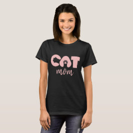 Katzenmutter T-Shirt – Cute pow mit Buchstaben Kat