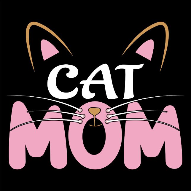 Katzenmutter  Tri-Blend shirt (Cat Mom Design!)