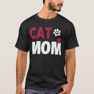 Katzenmutter Vintage-Distressed-Design - Lustiges  T-Shirt