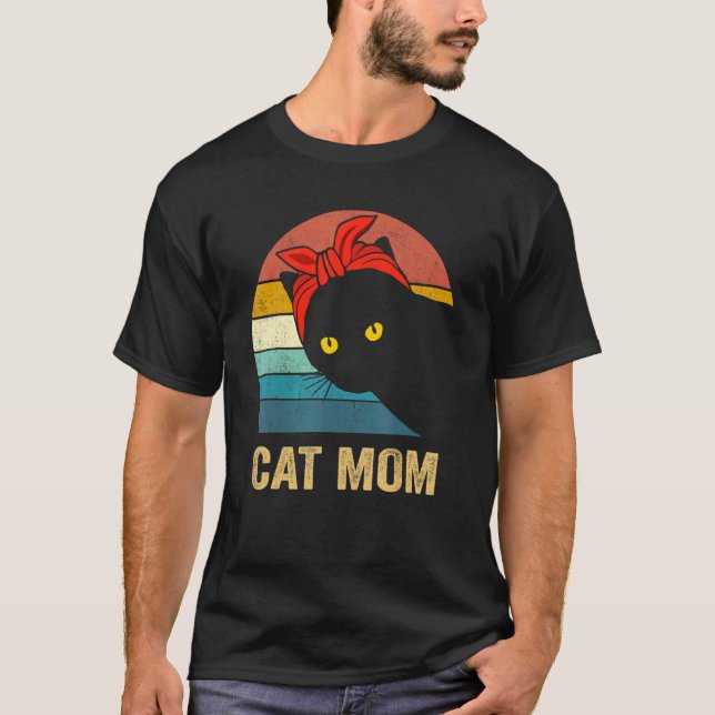 Katzenmutter zum Muttertag der Katze T-Shirt (Vorderseite)