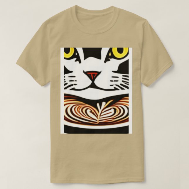Katzenmütterkaffeesliebhaber 36 T-Shirt (Design vorne)