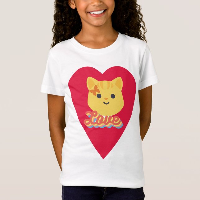Katzenname kitty T-Shirt (Vorderseite)