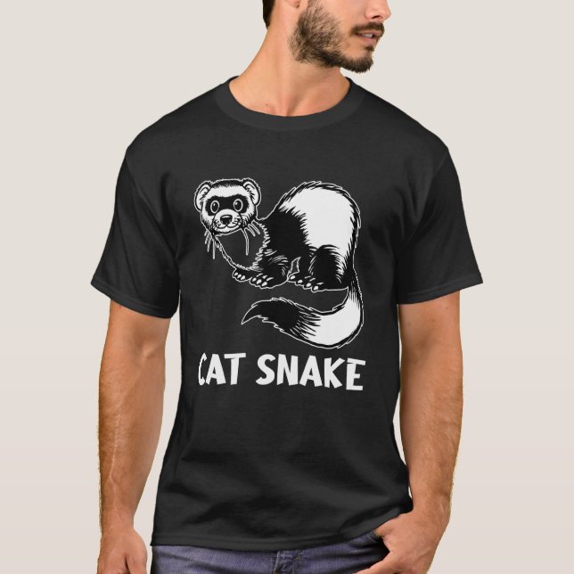 Katzennatter Tiere T-Shirt (Vorderseite)