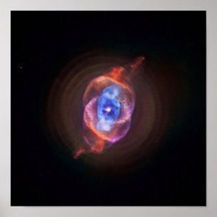 Katzennebel - Hubble/Chandra Poster