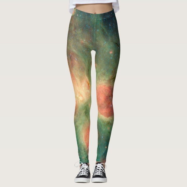Katzennebel-Milchstraße Leggings (Vorderseite)