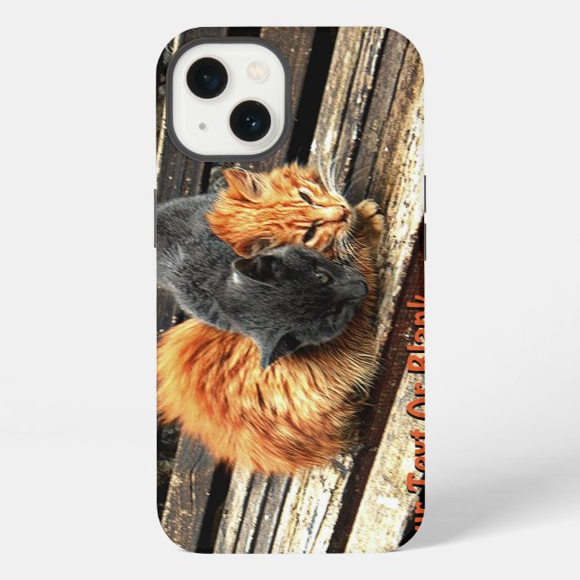 Katzennickerchen iPhone Hülle (Rückseite)
