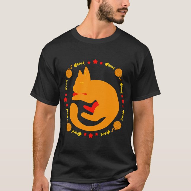 Katzennickerchen T-Shirt (Vorderseite)
