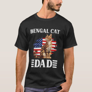 Katzenpapa Bengal Katze Vater Bengal Katze  T-Shirt