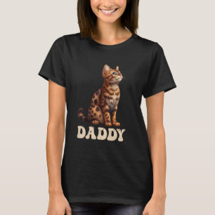 Katzenpapa Bengal Katze Vater Bengal Katze  T-Shirt