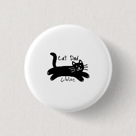 Katzenpapa benutzerdefinierter Katzenname Button
