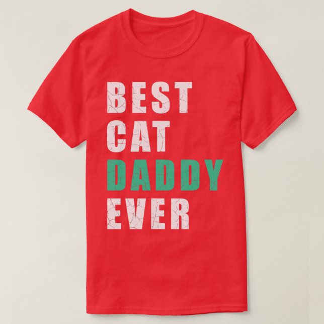 Katzenpapa je T-Shirt (Design vorne)