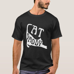 Katzenpapa Lustiger Vater Vater Einfach Minimalist T-Shirt