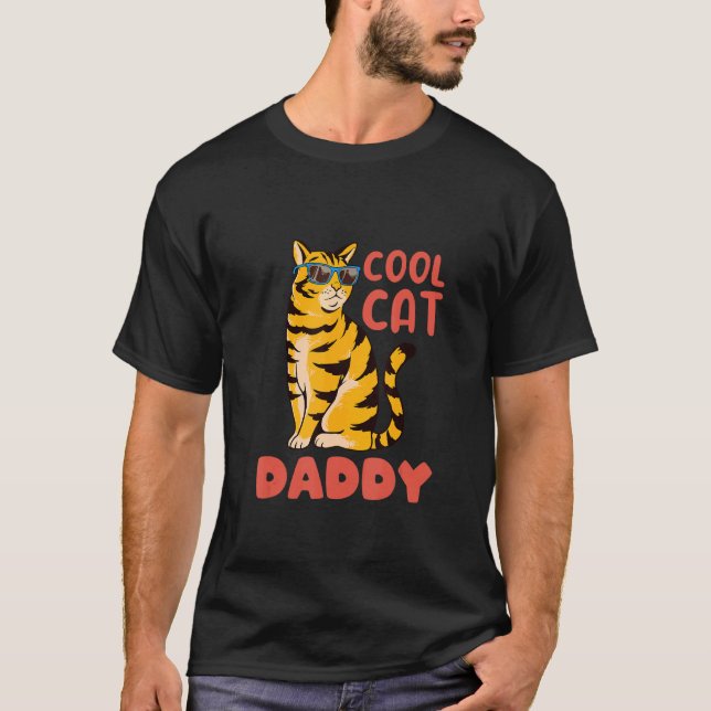 Katzenpapi  Bester Katzenvater überhaupt T-Shirt (Vorderseite)