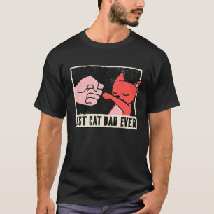 Katzenpapi für Männer Bester Katzenvater überhaupt T-Shirt