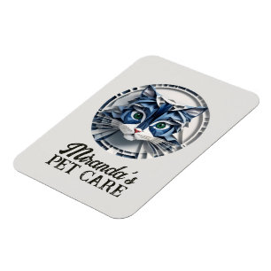 Katzenpapier Origami Pet Care Pflege der Tierklini Magnet