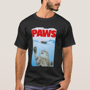 Katzenparodie: Katze jagt eine süße verängstigte M T-Shirt