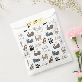 Katzenparty-Geschenktüten, Kätzchen Geschenktütchen