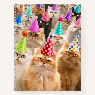 Katzenparty Notizbuch