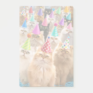 Katzenparty Post-it Klebezettel