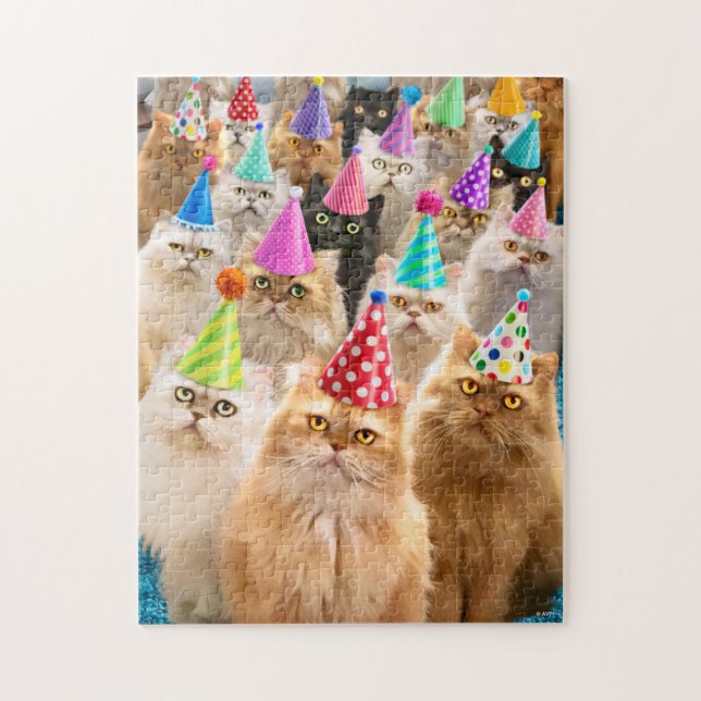 Katzenparty Puzzle (Vertikal)