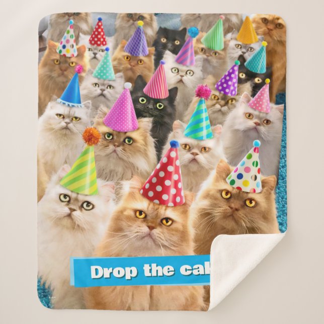 Katzenparty Sherpadecke (Vorderseite)
