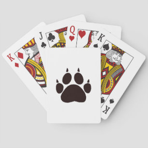 Katzenpaw-Prints Spielkarten