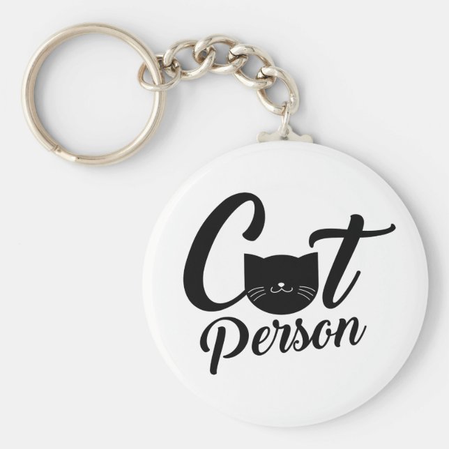 Katzenperson Schlüsselanhänger (Vorne)