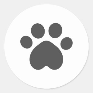 Katzenpfanne Runder Aufkleber