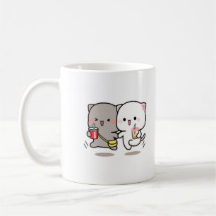 Katzenpfirsich und Goma muchi Kaffeetasse