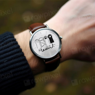 Katzenpfoten-Uhr mit süßem Meow-Design für Katzenl Armbanduhr
