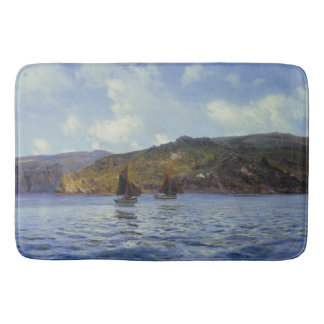 Katzenpfoten vom Land (von Henry Moore) Badematte