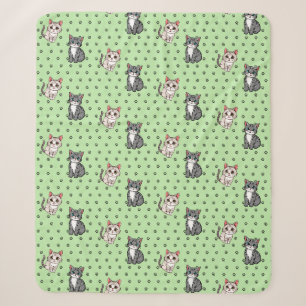 Katzenpfotenabdrücke Sherpadecke
