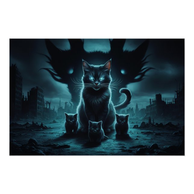 Katzenposter 11 15 poster (Vorderseite)