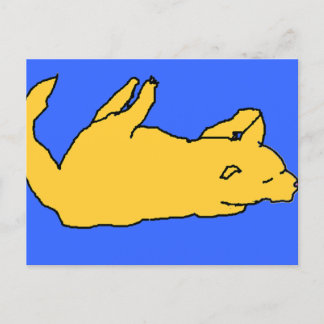 Katzenpostkarte Postkarte