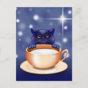 Katzenpostkarte Postkarte